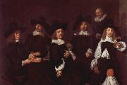Frans Hals Gruppenportrat der Regenten des Altmannerhospitzes in Haarlem Spain oil painting artist